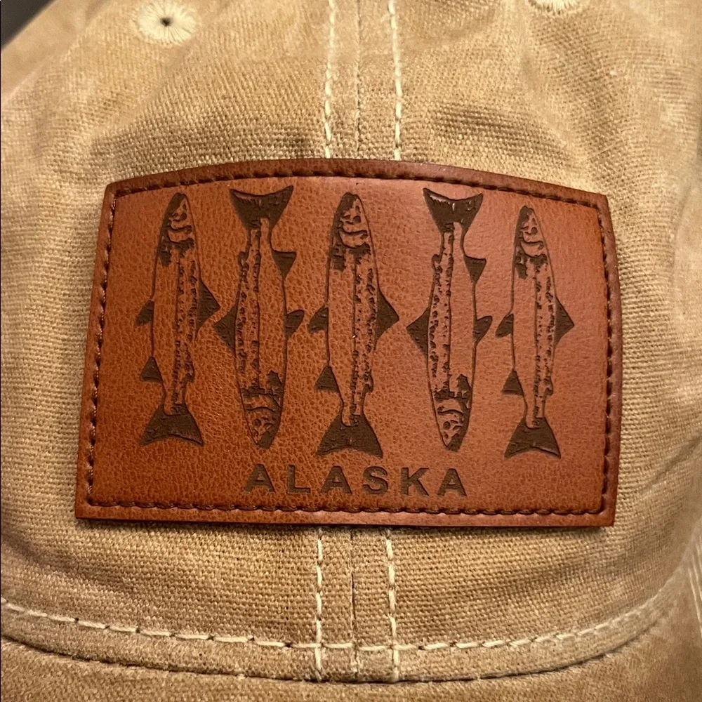 Legacy Tan Alaska Fish Patch Hat